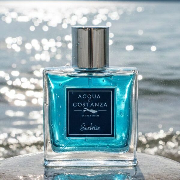 Flakon des Bodensee-Parfums Seebrise von Acqua di Costanza
