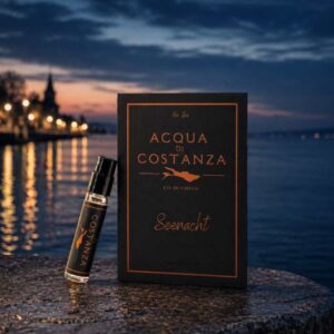 2ml Proben-Flakon des Bodenseedufts und Bodenseeparfums Seenacht für Ihn von Acqua di Costanza – die ideale Reisegrösse.