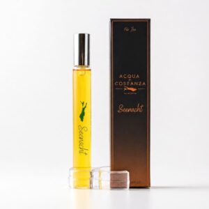10ml Travel Size Flakon des Bodenseedufts und Bodenseeparfums Seenacht für ihn von Acqua di Costanza – die ideale Reisegrösse.