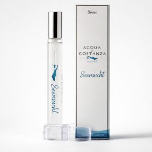 10ml Travel Size Flakon des Bodenseedufts Seensucht von Acqua di Costanza unisex – die ideale Reisegrösse.